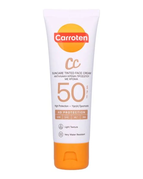 Carroten CC Suncare Tinted Face Cream SPF 50