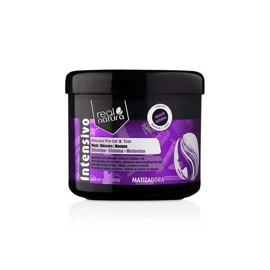 Real Natura Maschera Senza Sale Pro-Colore e Tonalità 500ml