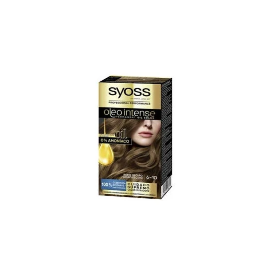 Syoss Olio Intense Tinte Sin Amoniaco 6.10 Rubio Oscuro 50ml