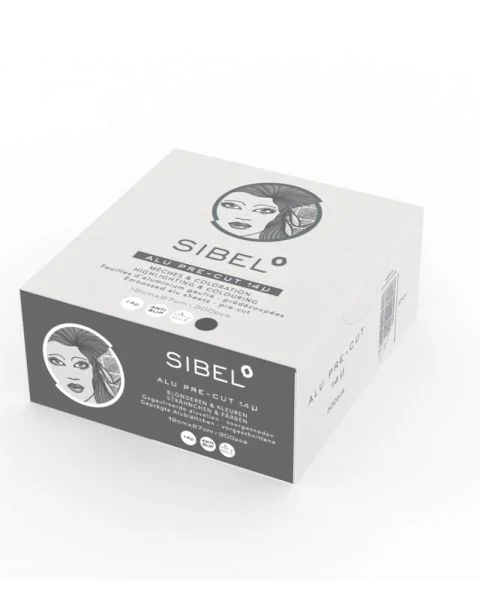 Sibel Embossed Alufoil Sheets 27cmx12cm Black 300pcs - Art P002928