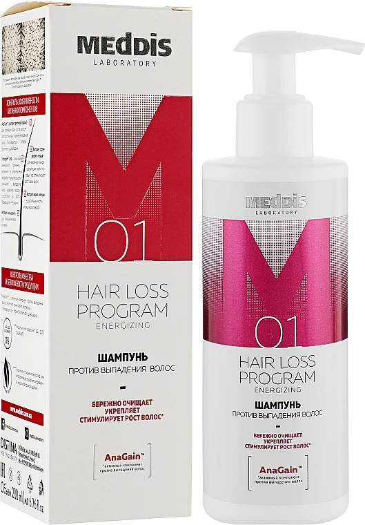 Shampoo anti caduta capelli con vitamina PP