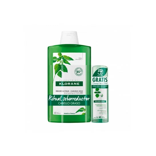 Klorane Pack Champú Ortiga + Champú Seco