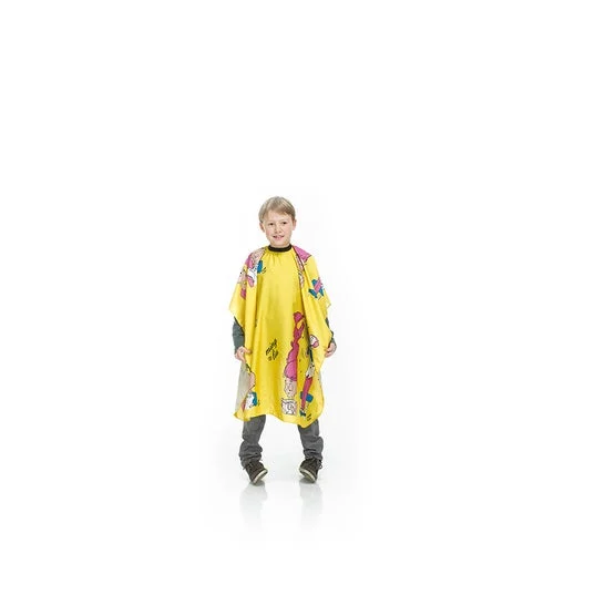Xanitalia Pro Capa Peluquería Infantil Amarillo 83x125cm 1ud