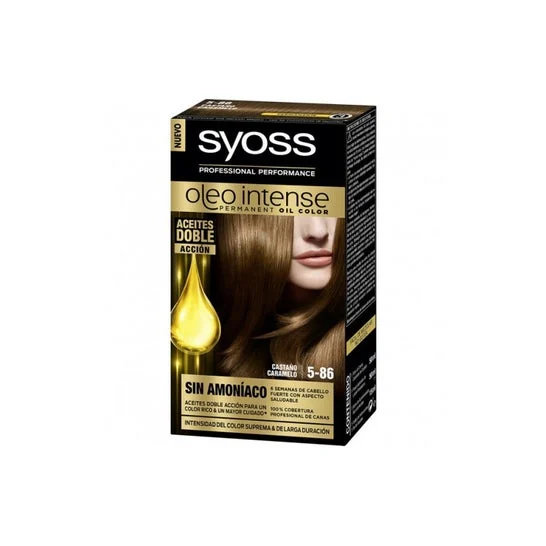 Syoss Olio Intense Tinte Sin Amoniaco 5.86 Castaño Caramelo 50ml