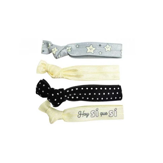 Mr. Wonderful gomma capelli nodo stella 4 pezzi