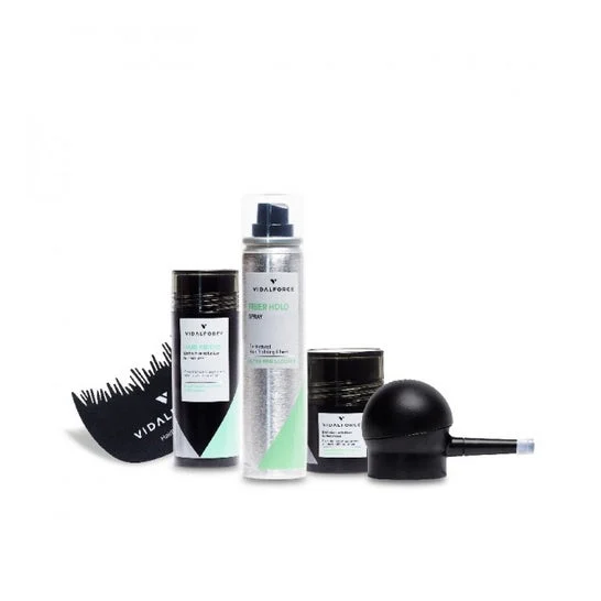 Vidalforce Super Starter Pack Dark Blond Fibers 30g + Fibers 5g + Fiber Hold + Pump + Optimizer