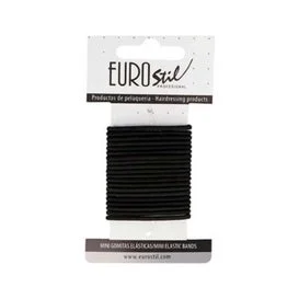 Eurostil Goma Mini Negro 20uds