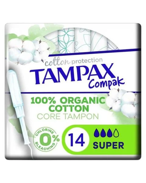 Tampax Cotton Protection Compak Super