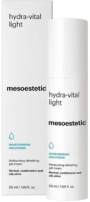 Crema-gel viso rinfrescante, rivitalizzante e idratante