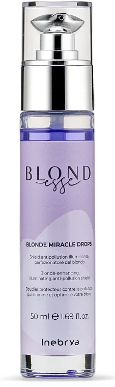 Siero in gocce per capelli, illuminante e perfezionatore del biondo