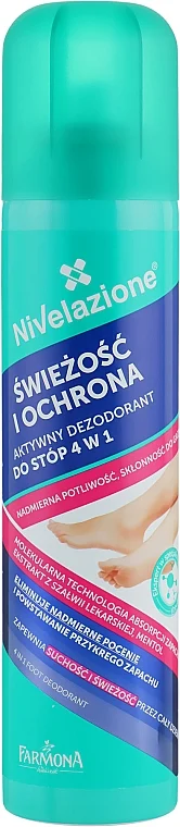 Deodorante per piedi 4 in 1 "Freschezza e comfort"