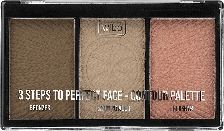 Wibo 3 Steps To Perfect Face Contour Palette New Edition