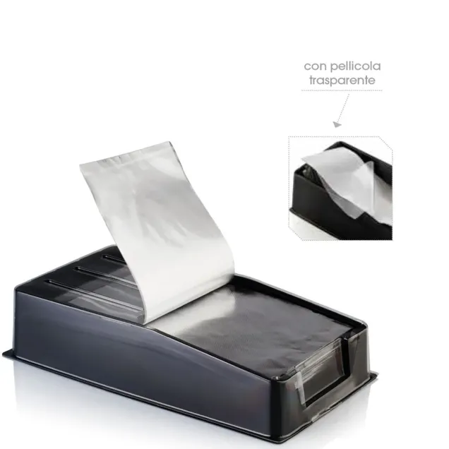 100 Fogli Termici per Meches 20 x 12 cm Carta Stagnola con Pellicola Trasparente