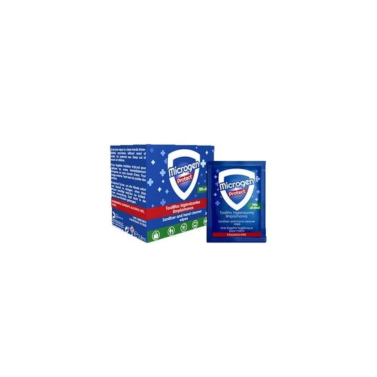 Salviette disinfettanti Microgen 70% alcool 25uds