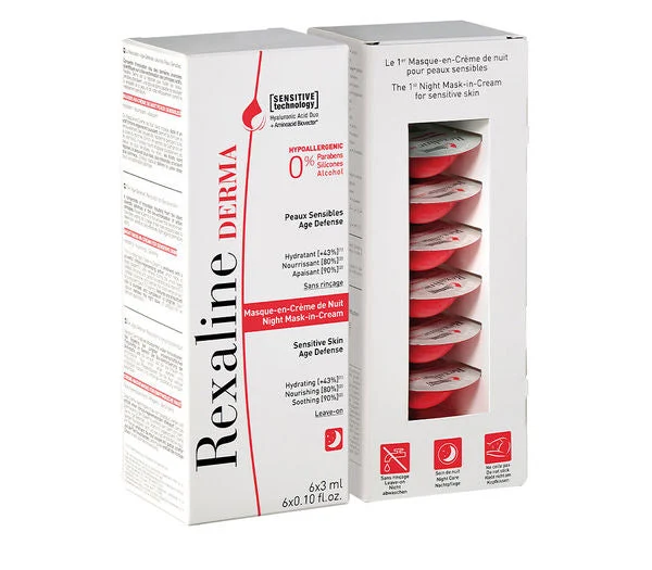 Rexaline Derma Maschera-in-Crema notte 6x3ml