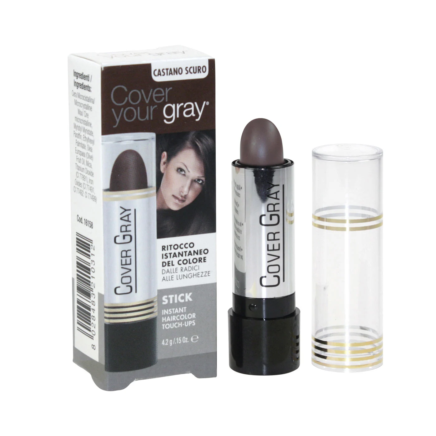 Cover your gray castano scuro stick
