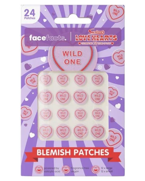 Face Facts x Swizzels Love Hearts Blemish Patches - Wild One