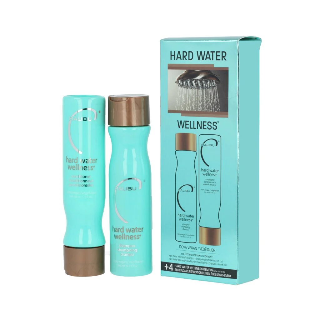 Malibu C Hard Water Wellness Collection Shampoo 266 ml + Conditioner 266 ml + sacchetto 4 x 5 g