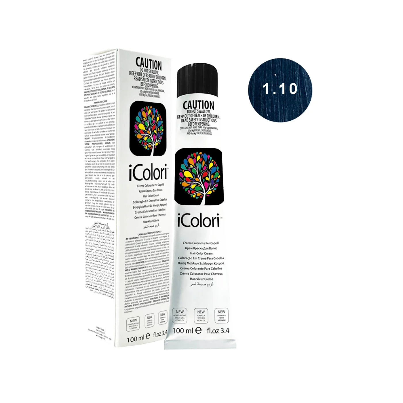 Icolori color blueblack n.1.10
