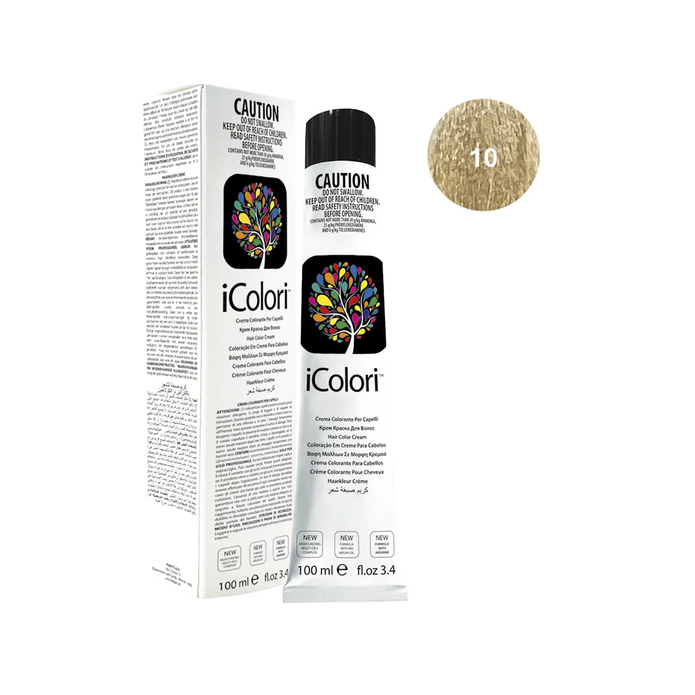 Icolori color biondo platino n.10