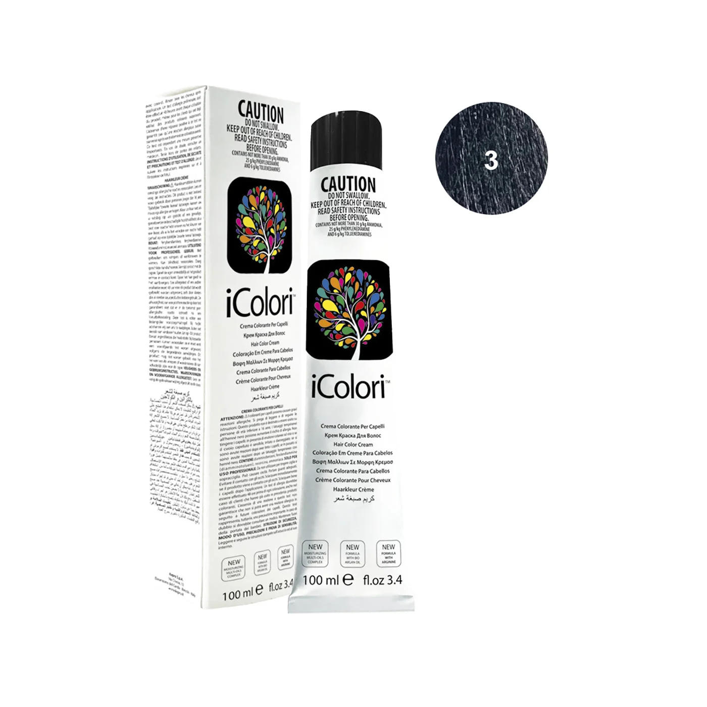 Icolori color castano scuro n.3