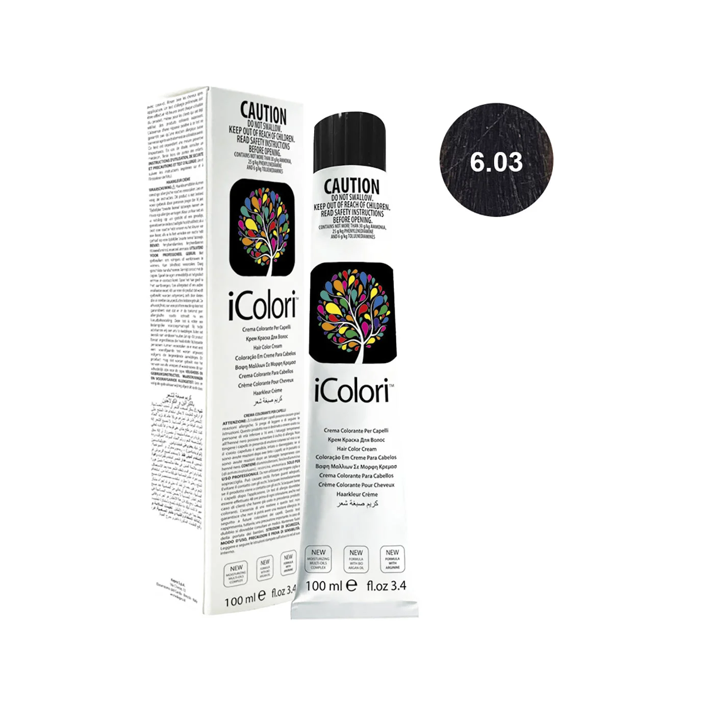 Icolori color biondo scuro nat.caldo n.6.03