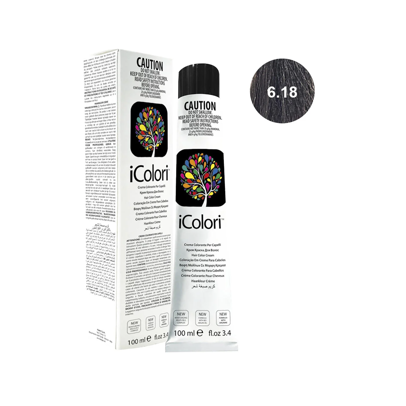 Icolori color biondo scuro icy chocolate 6.18
