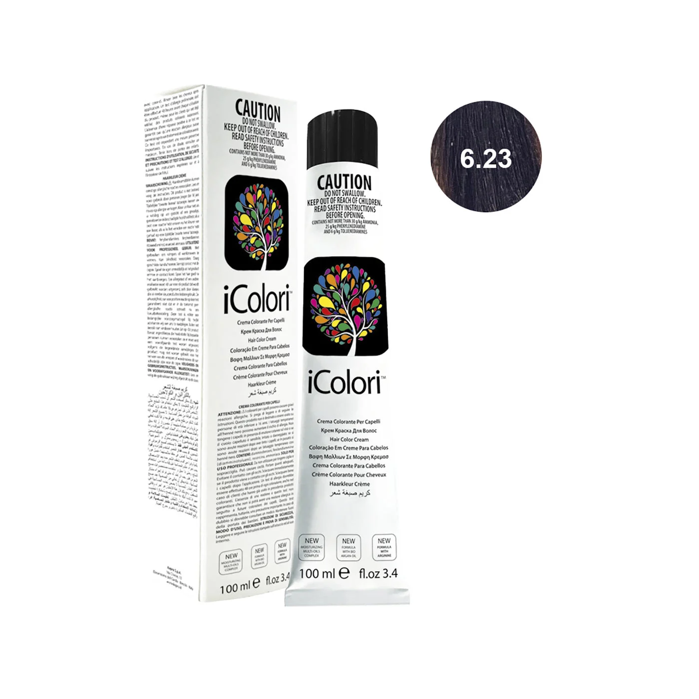 Icolori color biondo scuro tabacco n.6.23