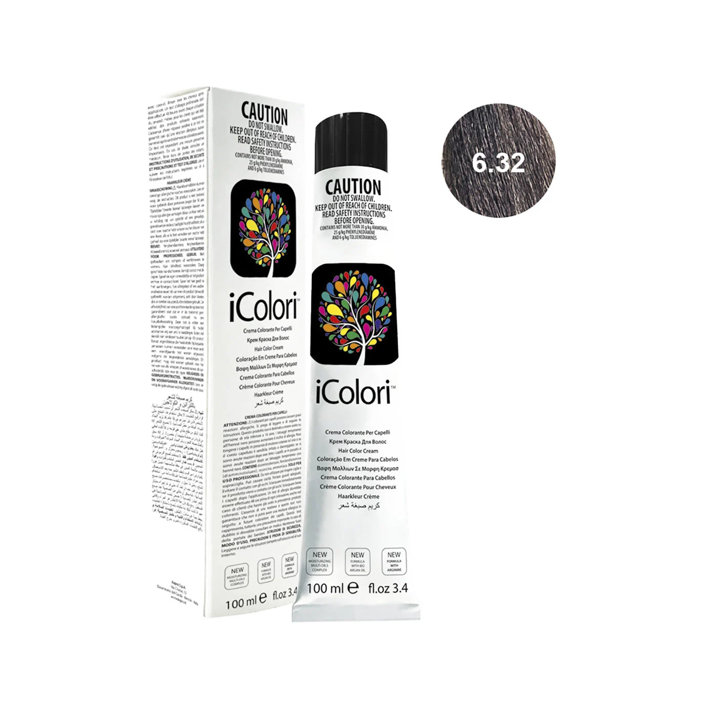 Icolori color biondo scuro beige n.6.32