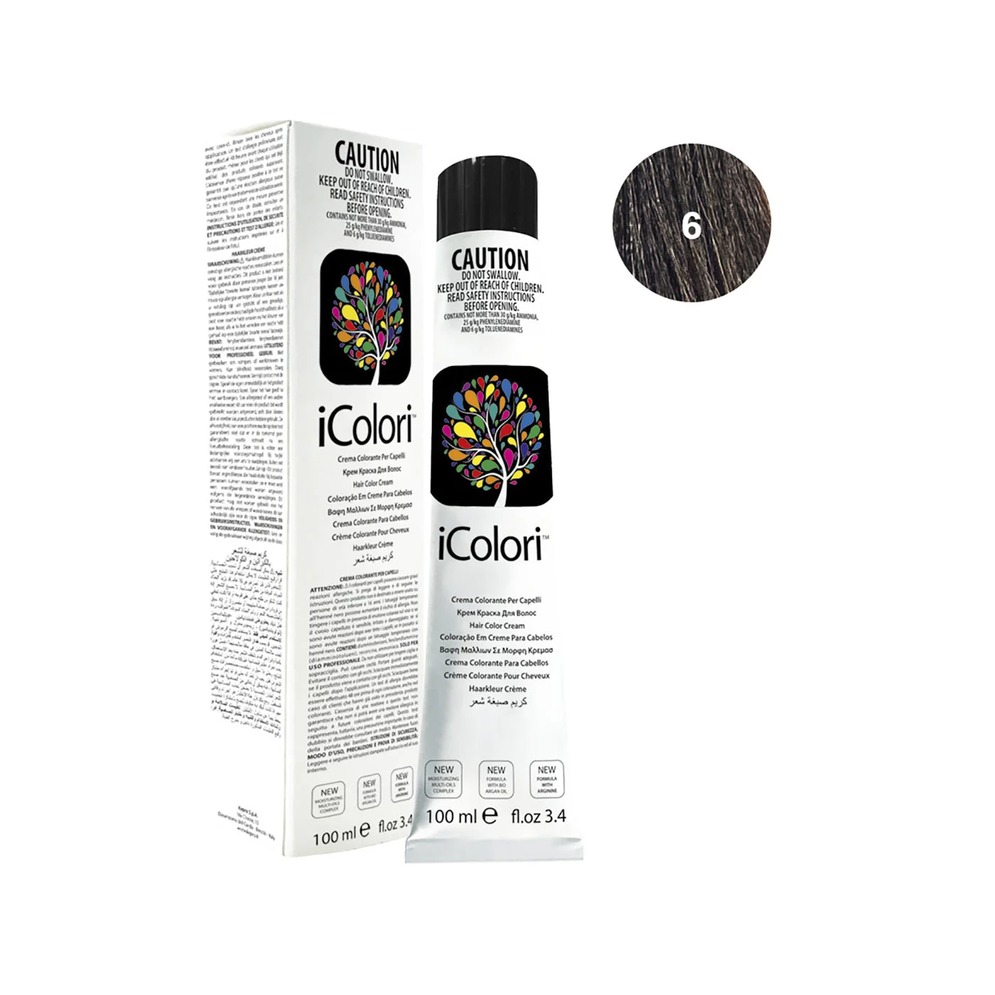 Icolori color biondo scuro n.6