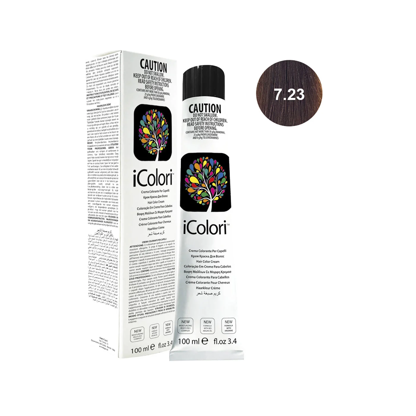Icolori color biondo tabacco n.7.23