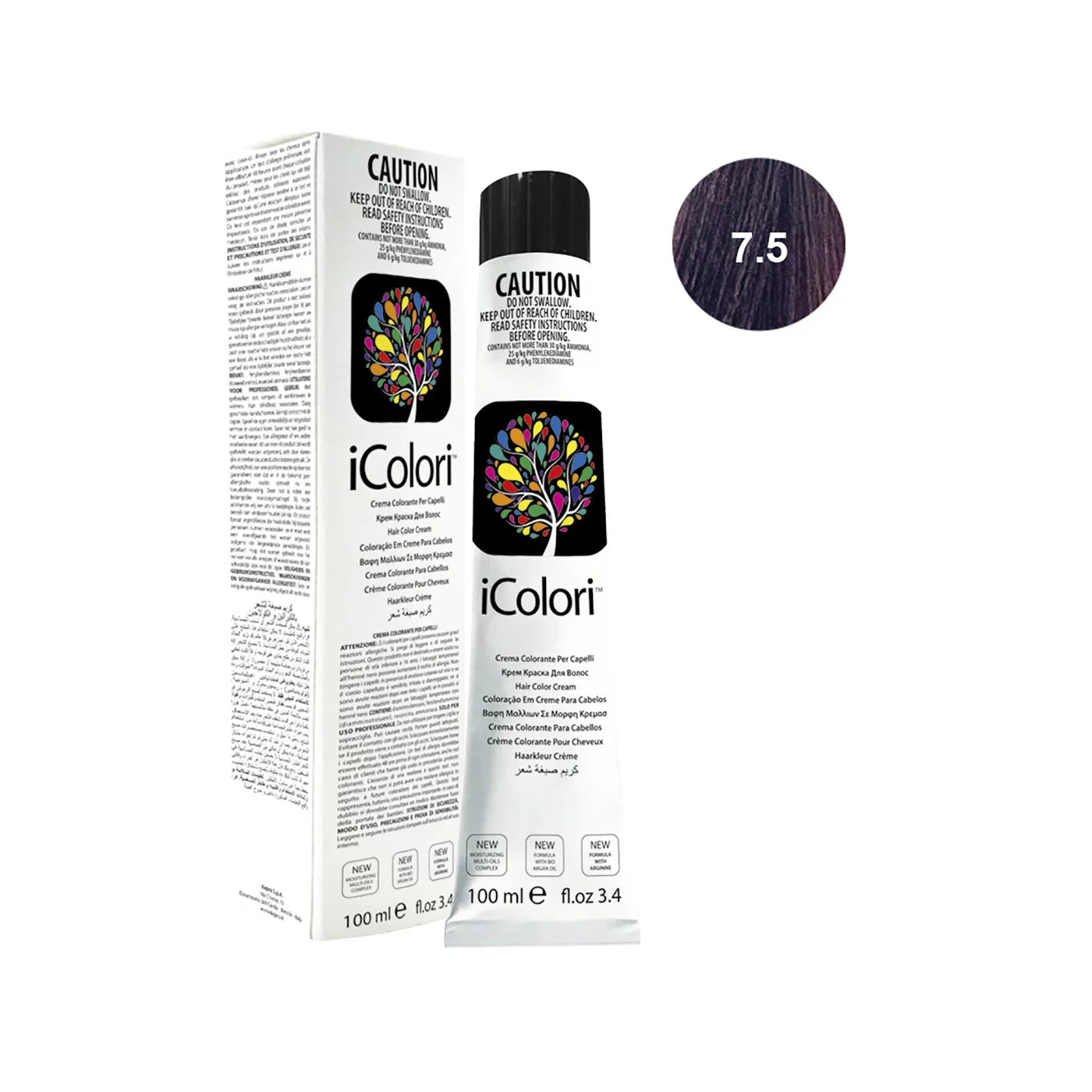 Icolori color biondo mogano n.7.5