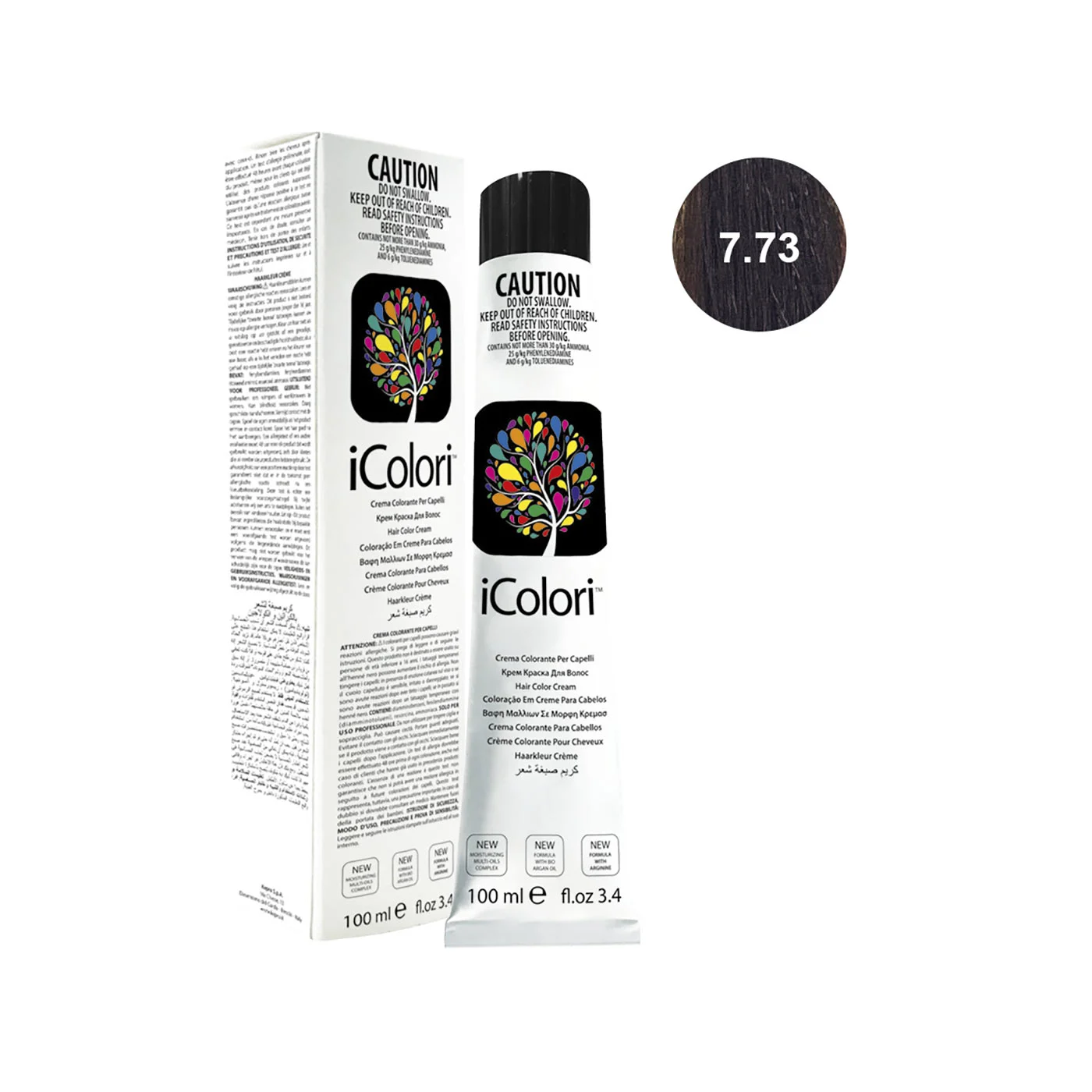 Icolori color biondo nocciola n.7.73
