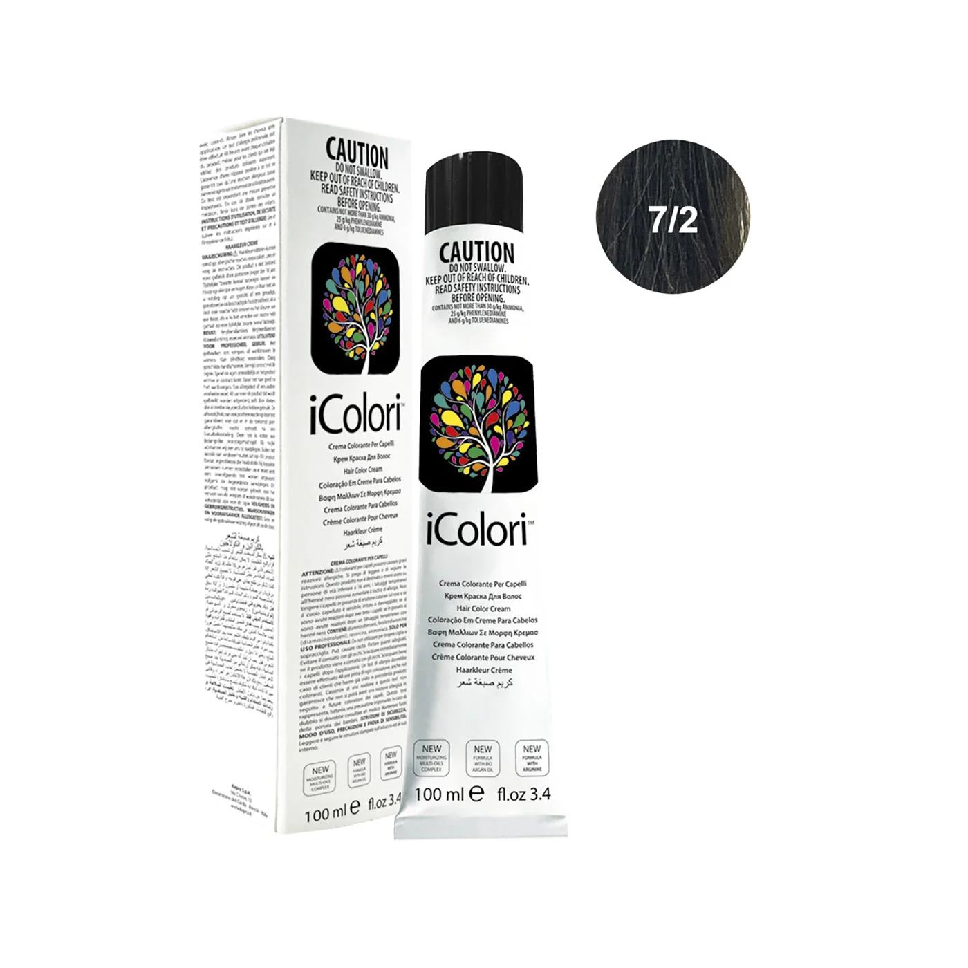 Icolori color biondo matt n.7/2