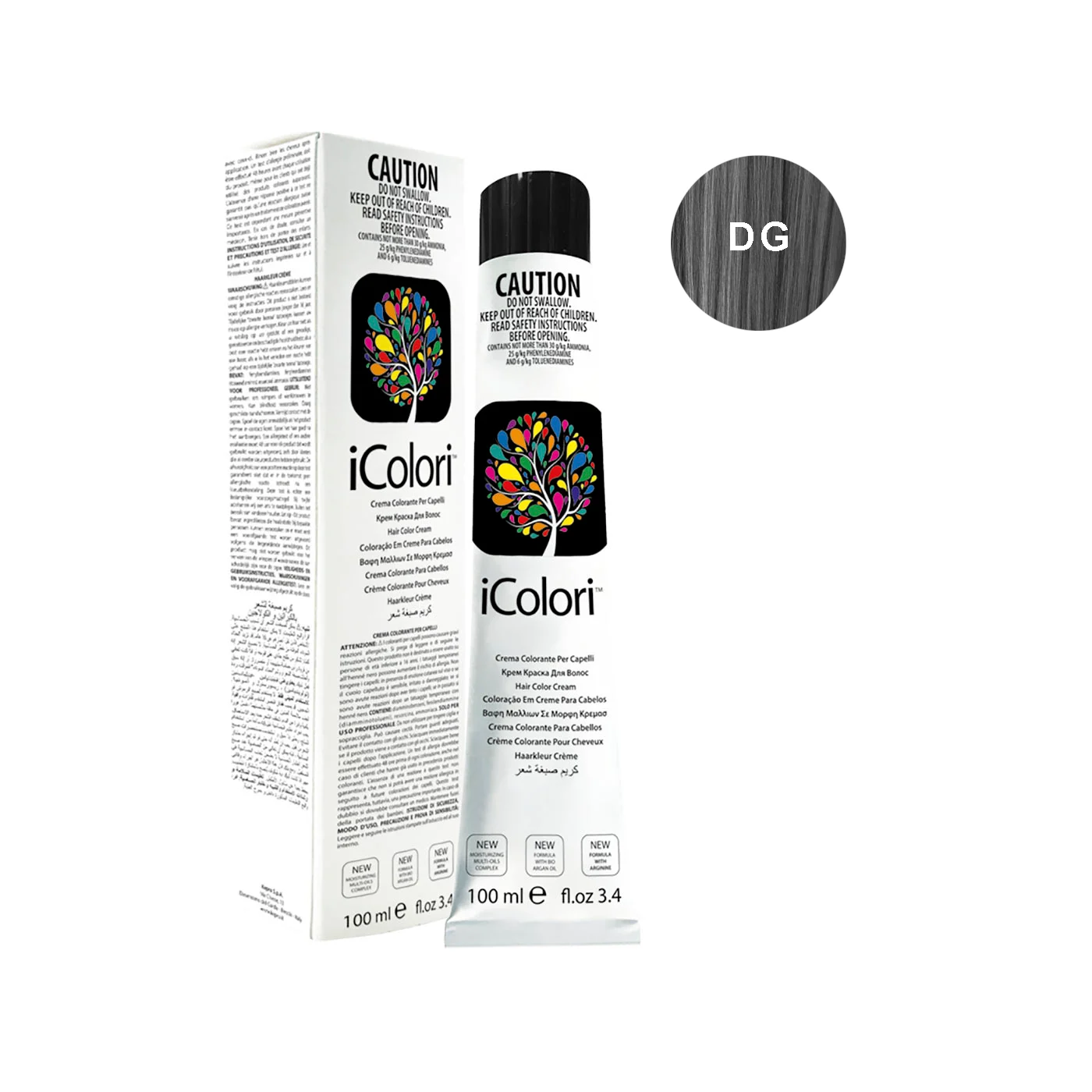 Icolori color grigio scuro 16801-DG