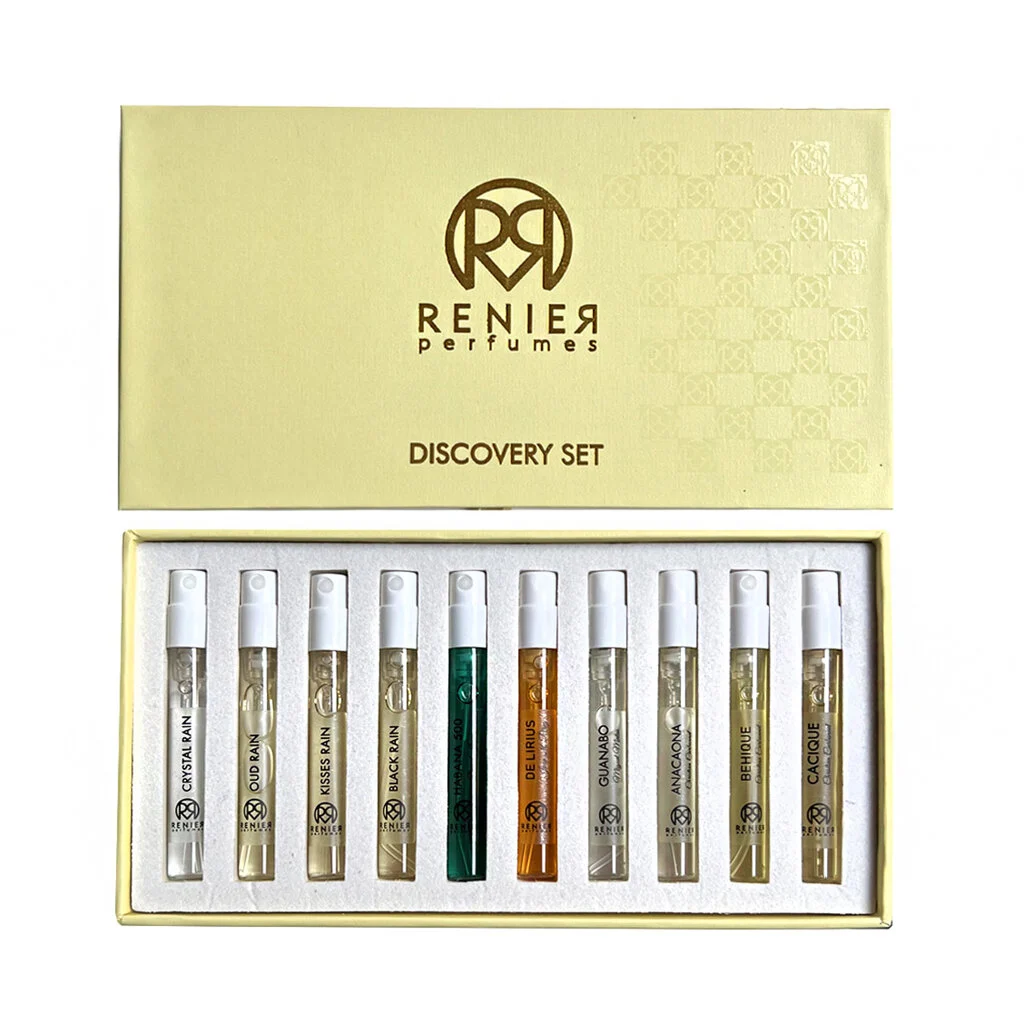 Renier Perfumes Discovery Set Extrait de Parfum MINI 6 x 2 ml + EDP MINI 4 x 2 ml UNISEX