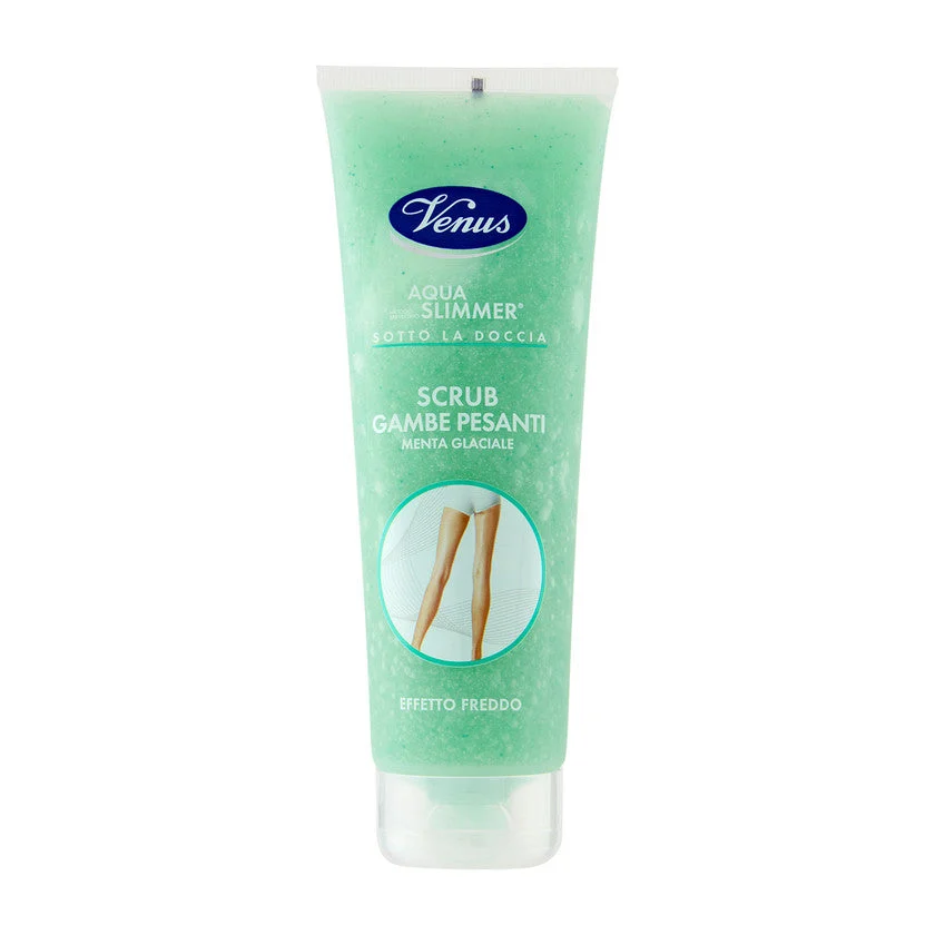 Venus Aqua Slimmer Sotto La Doccia Scrub Gambe Pesanti Menta Glaciale 250 ml