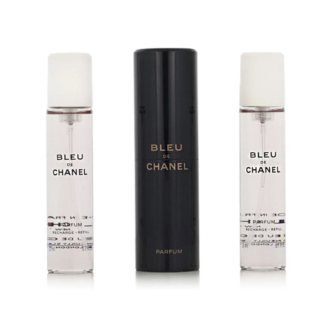 Chanel Bleu de Chanel Parfum Pocket Spray Refillable 20 ml + Parfum Refill 2 x 20 ml (man)