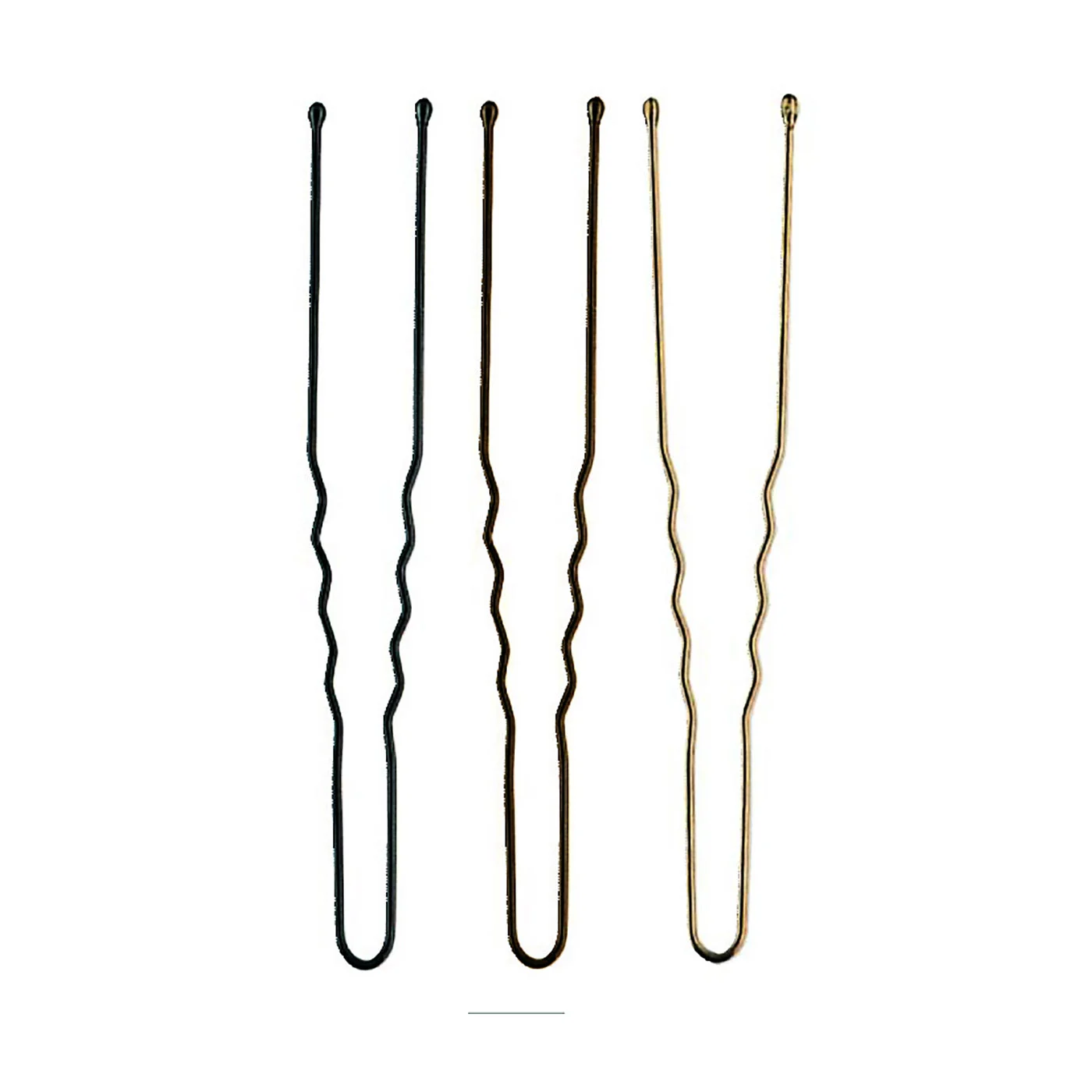 Forcine ondulate 3″dark 100pz