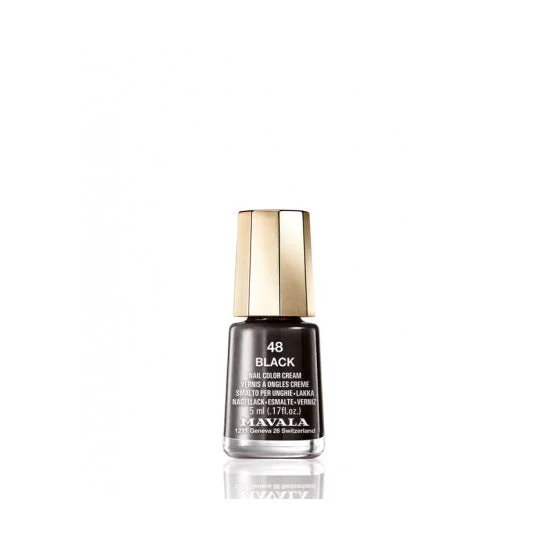 Smalto nero Mavala (colore 48) 5ml