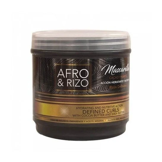 Afro & Rizo Mascarilla para Cabello Rizado Cacao Karité 226g