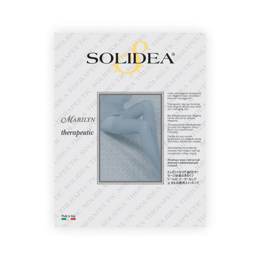 Solidea Marilyn Ccl2 Punta Aperta Autoreggenti 25 32mmHg 5XL Natur