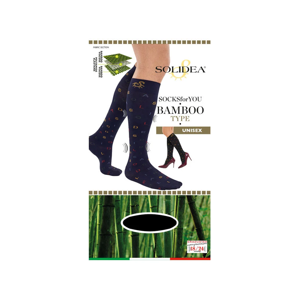 Solidea Socks For You Bamboo Type Gambaletti 18 24 mmHg 2M Blu Navy