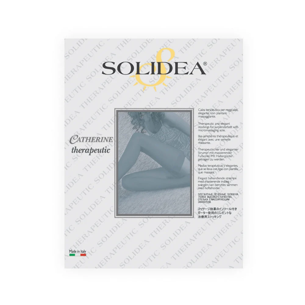 Solidea Catherine Ccl2 Punta Aperta Giarrettiera 25 32mmHg 2M Ecru