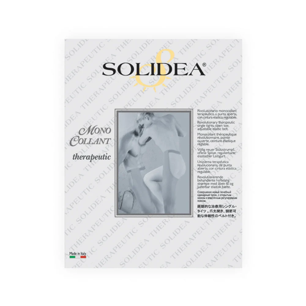 Solidea Monocollant Ccl1 Punta Aperta Compressione 18 21mmHg Bianco M