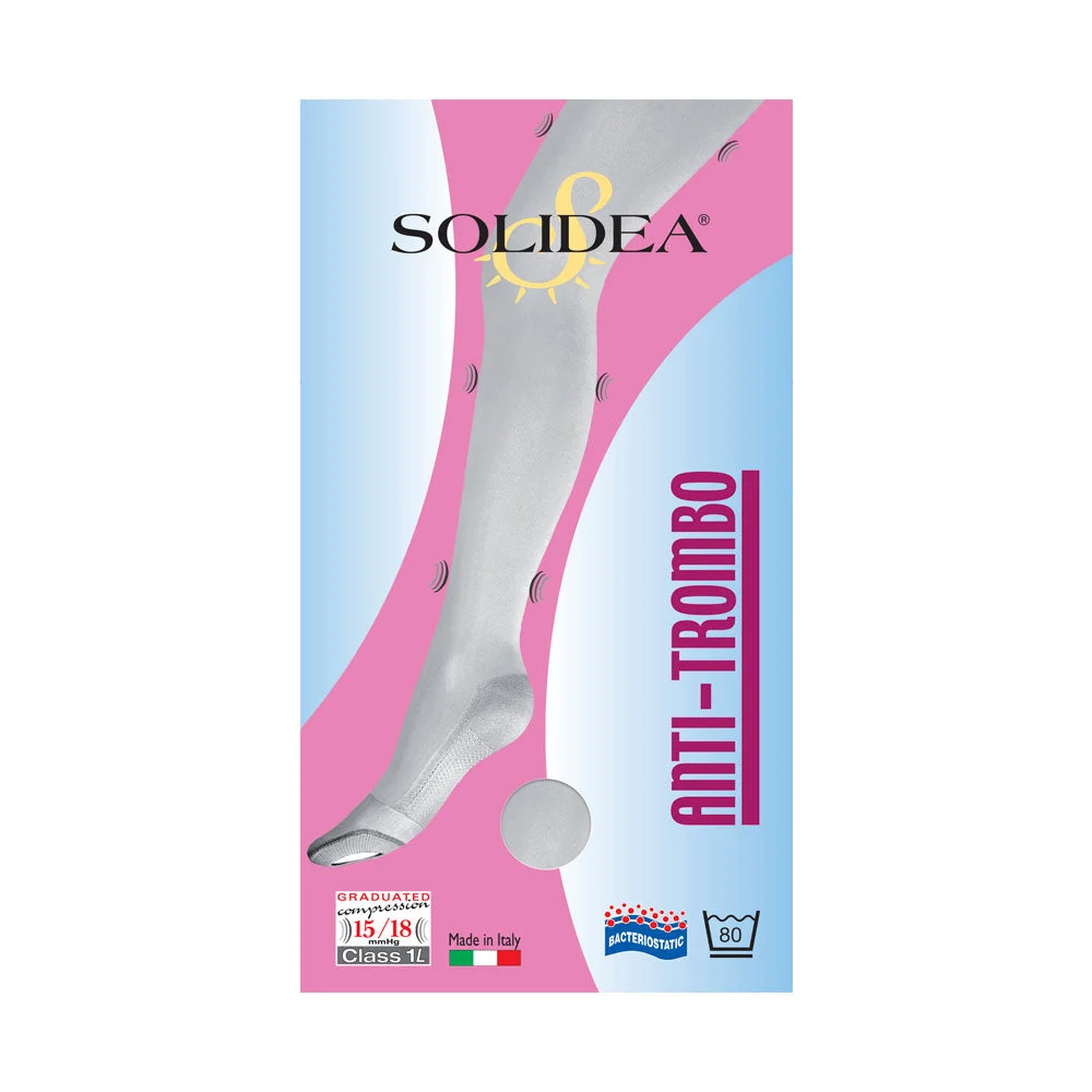Solidea Antitrombo Calze Autoreggenti Ccl1 15 18mmHg 2M Bianco