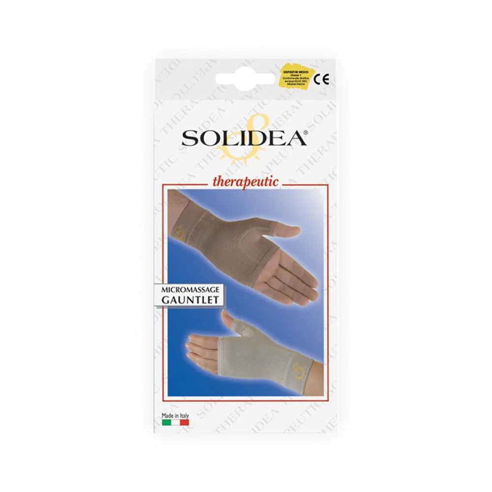 Solidea Micromassage Gauntlet Ccl2 Palmare Circolazione 1S Camel