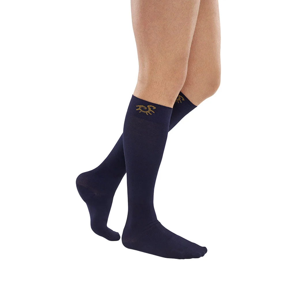 Solidea Socks Bamboo Carezza Gambaletto 13 17 mmHg 1S Blu Navy