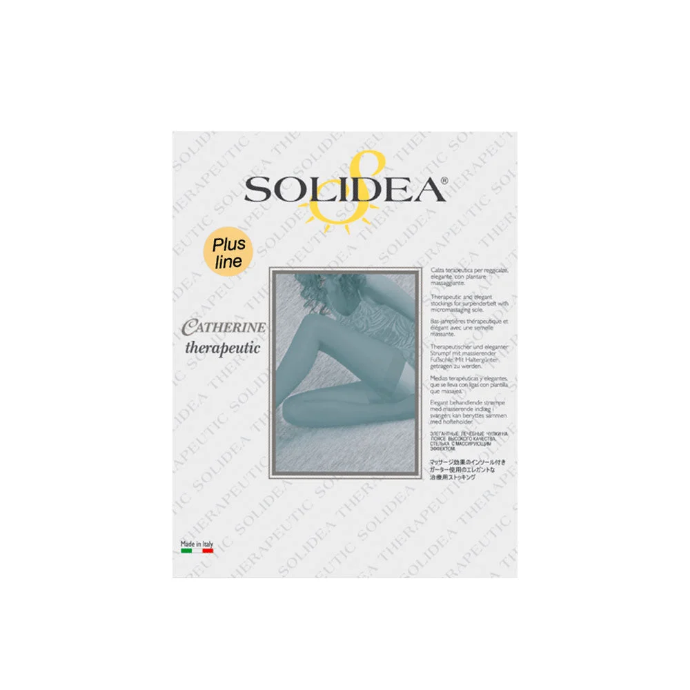 Solidea Catherine Ccl2 Plus Punta Aperta Calze 25 32mmHg Nero XL