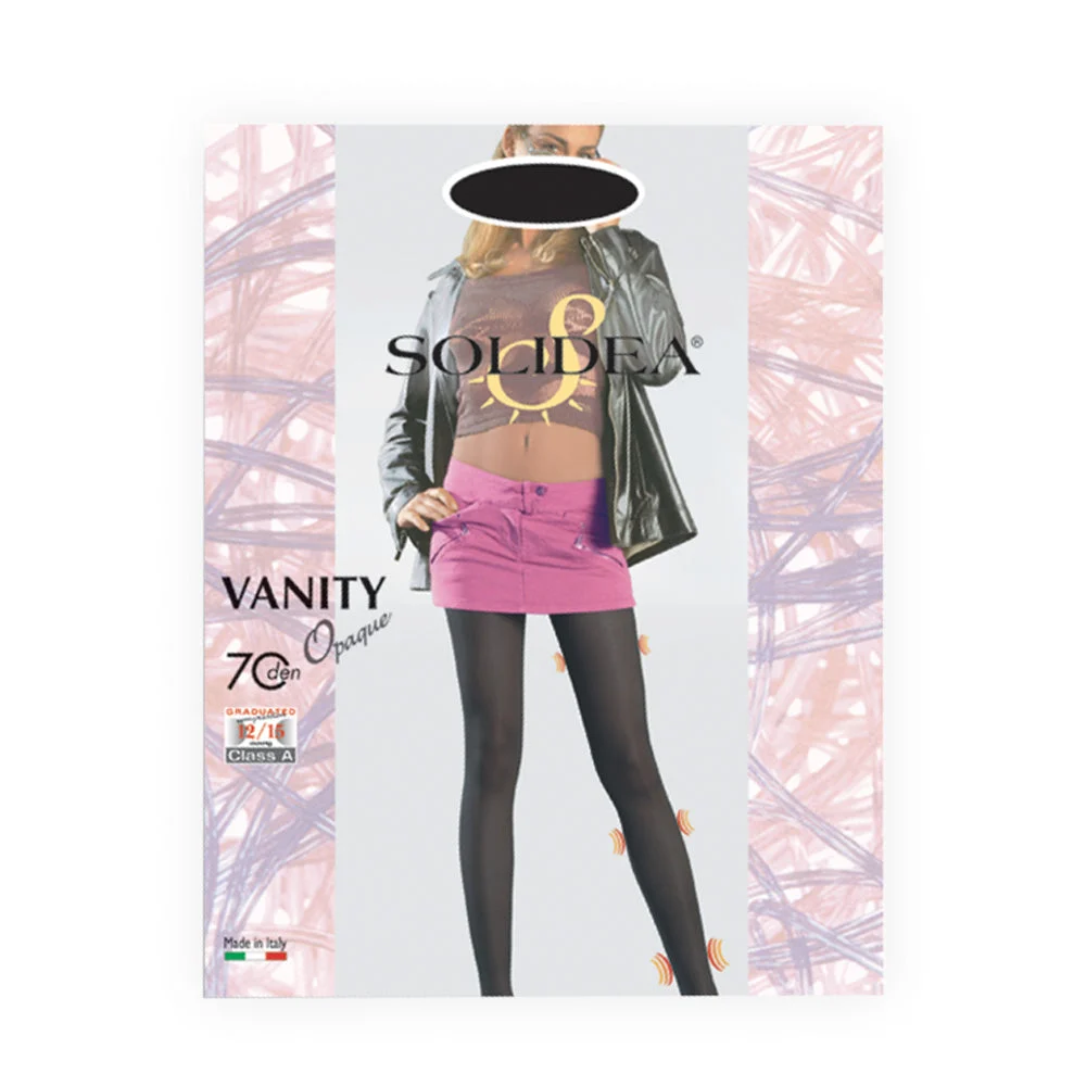 Solidea Vanity 70 Den Collant Opachi Vita Bassa 12 15mmHg 4L Moka